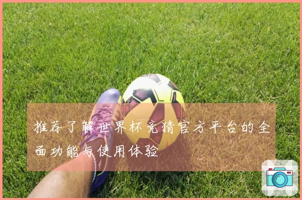 推荐了解世界杯竞猜官方平台的全面功能与使用体验